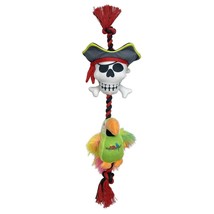 Margaritaville Rope Pirate Parrot for Dog Toy 18&quot; Squeaks! - £13.36 GBP