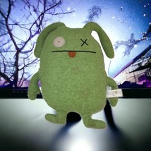 PrettyUgly UglyDoll Plush OX Horvath Kim Green Stuffed Animal 2004 12&quot; - £8.76 GBP