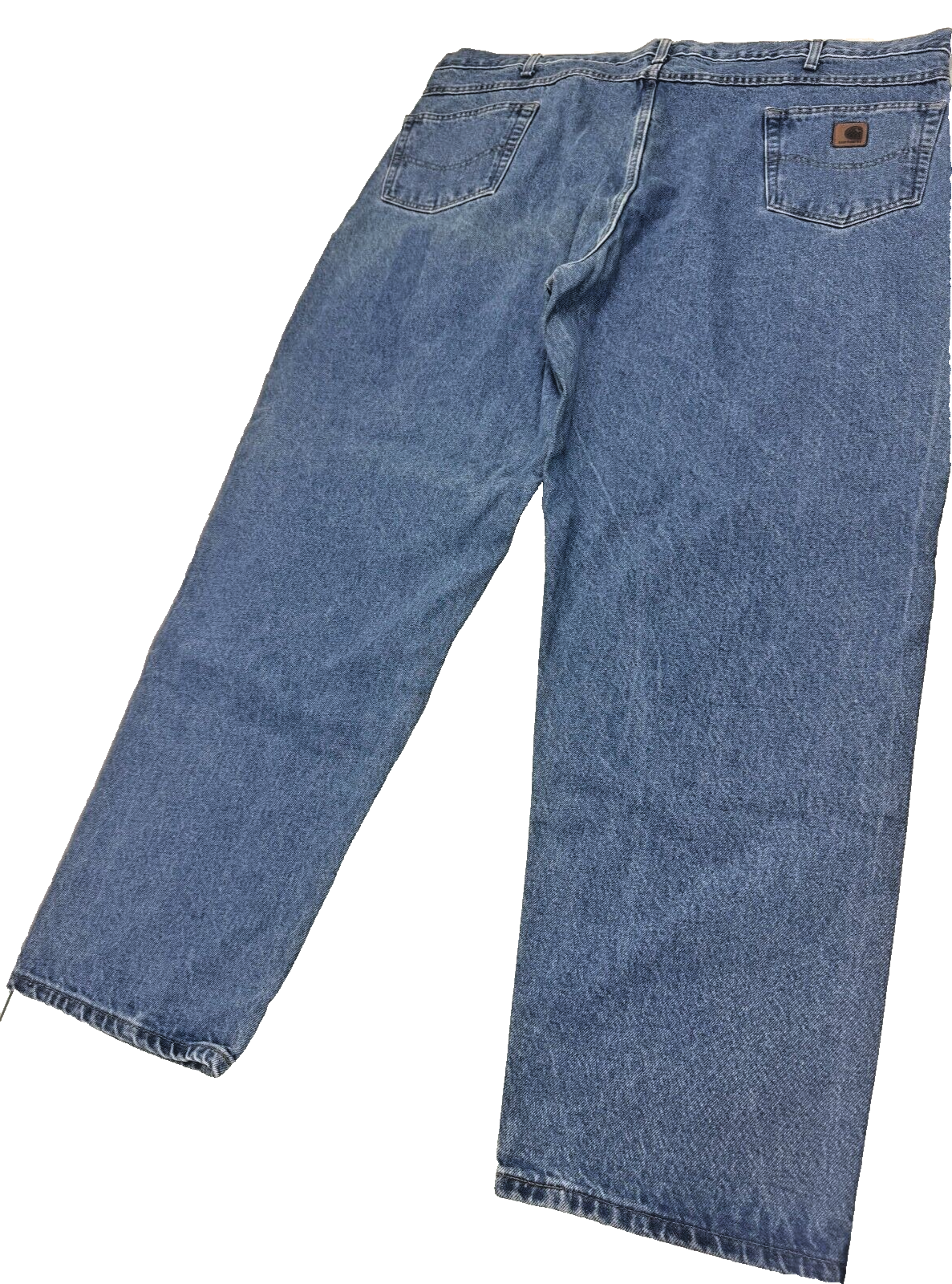 Vintage Carhartt Men Jeans 48X32 B17 STW Relaxed Fit Medium Wash Blue De... - $24.72