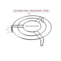  Can Cooker Rack   Steamer Rack Air Fryer Rack RK-003 Trivet Rack Pressu... - £15.07 GBP