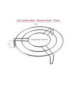  Can Cooker Rack   Steamer Rack Air Fryer Rack RK-003 Trivet Rack Pressu... - $24.74 CAD