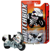 Year 2011 Matchbox MBX Highway 1:64 Die Cast #4 POLICE MOTORCYCLE BMW R1... - £15.72 GBP