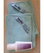 Norwex Lot 2 Sea Mist Baclock Textured Kitchen Cloths 13″ × 10&quot; &amp; Hand C... - $32.00