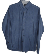 Sahara Club Button Up Shirt Men&#39;s M Long Sleeve Blue - £11.66 GBP