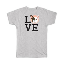 Love French Bulldog Cute : Gift T-Shirt Dog Cartoon Funny Owner Heart Pet Mom Da - £14.42 GBP