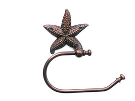 [Pack Of 2] Antique Copper Starfish Toilet Paper Holder 10&quot;&quot; - £53.95 GBP