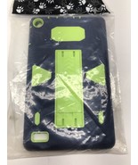 Bear Motion Silicone Case for Fire 7 2017 - Anti Slip Shockproof Blue Green - $179.30 MXN