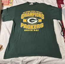 Vtg Green Bay Packers Graphic T Shirt NFL 1997 Nat’l Football Conference Sz L - £17.48 GBP