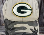 Green Bay Packers Military Gray Camo Bill Strap Back Adjustable Trucker ... - $11.64
