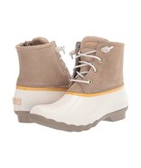 Sperry Women&#39;s Saltwater Water Resistant Rubber Rain Boot - Ivory - €94,05 EUR