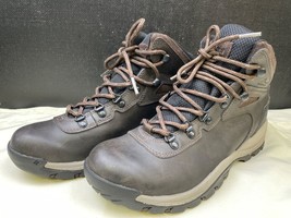 Columbia Newton Ridge Womens Brown Leather Hiking Boots Size 9.5 SKU 6545 - $31.55