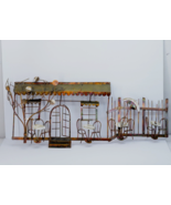 Parisian Cafe Curtis Jere Style MCM Mid Century Modern Brutalist Wall Sc... - $157.55 CAD