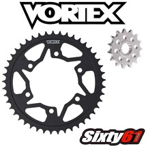 Yamaha R1 2015-2022 2023 Front and Rear Sprockets 520 Conversion Vortex Steel - £73.83 GBP