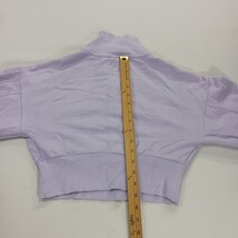 Offline by Aerie RN#54485 Girl's Small Lavender 1/4 Zip Pullover Sweatshirt image 7