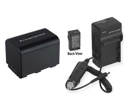 Battery + Charger for Sony HDRUX10E HDR-UX20 HDR-UX20E HDRSR7E HDRSR8 HD... - £21.39 GBP