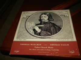 Thomas Weelkes/Thomas Tallis - Tudor Church Music (LP, 1961) Tested, VG/EX - £5.45 GBP