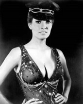 Raquel Welch shows off her ample cleavage in dominatrix corset &amp; cap 4x6 photo - $6.99