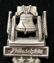 Philadelphia, PA &amp; Bell(top) Birth Place of Freedom(bowl) Pewter Spoon ART - £6.93 GBP