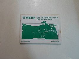 Yamaha Tips and Practice Guide for the ATV Rider Manual WATER DAMAGED OE... - $9.94