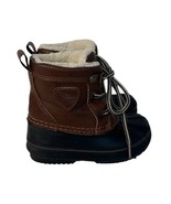 London Fog Warrington Snow Toddler Boys 6 Brown Casual Lace Up Boots CL3... - $19.79