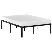 Full size Modern 16-inch Heavy Steel Metal Platform Bed Frame - £183.80 GBP