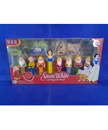 DISNEY Snow White &amp; Seven Dwarves PEZ Set LIMITED EDITION W/Story Book/ ... - $23.36