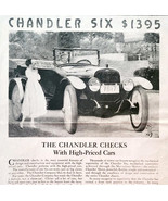 1917 Chandler 6 Motor Car Company Advertisement WW1 Era Automobilia DWII30 - $39.99
