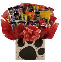 Big Paw Dog Chocolate Candy Bouquet gift basket box - Great gift for Bir... - £47.95 GBP