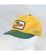 DeKalb Swingster Yellow Green Patch Mesh Snapback Trucker Cap USA Vintage - $100.93
