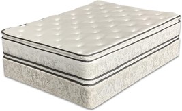 Greaton, Full 12&quot; Medium Plush Double Sided Pillowtop Innerspring Mattress With - £431.53 GBP