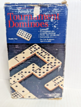 Pressman Tournament Dominoes Vintage 55 Piece Complete Double Nine Instructions - $14.50