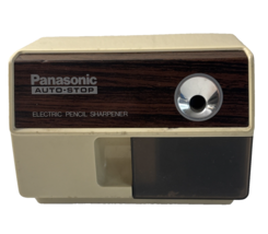 Vintage Panasonic Electric Pencil Sharpener Auto-Stop KP-110 Tested WORKS - $16.14