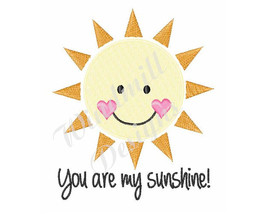 My Sunshine - Machine Embroidery Design - $3.49