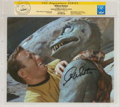 William Shatner SIGNED CGC SS Star Trek Photo James T Kirk Vs. The Gorn in Arena - $296.99