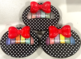 City Color Polka Dot Eye Shadow 6 Colors ea 3 Collection Palettes per order - £8.97 GBP