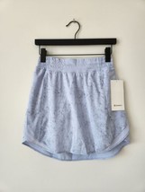 Nwt Lululemon VDPM/PSLB Pastel Blue Hotty Hot High Rise Lined Skirt Long 6 - £69.68 GBP