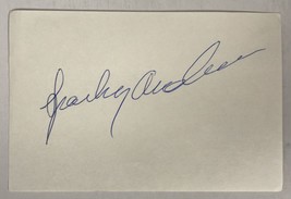 Sparky Anderson (d. 2010) Autographed 4x6 Index Card #3 - £11.79 GBP