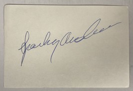 Sparky Anderson (d. 2010) Autographed 4x6 Index Card #3 - £7.85 GBP