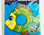 Splash N Swim 32&quot; Green Fish Pool Ring Float (BRAND NEW SEALED) - $9.85