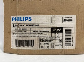 6 PK Philips PL-C 26W/835/4P Flourescent Lamp Double Tube 4 Pin Base - $84.38 CAD