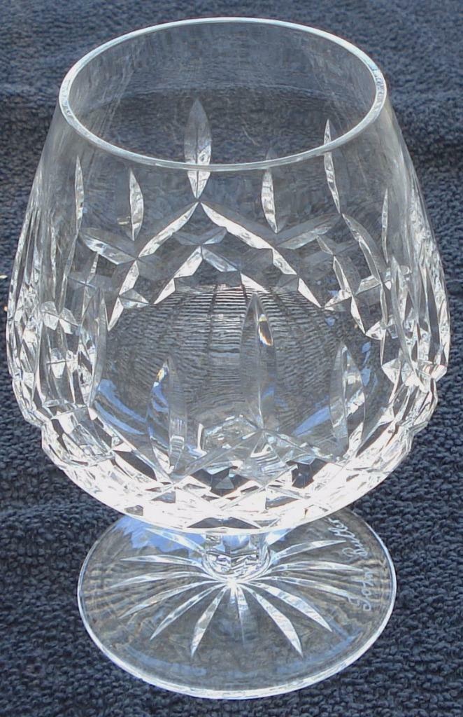 Primary image for Waterford Crystal Signed Lismore 5" Brandy - Cut Crystal - VGC - GREAT PIECE
