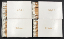 Lot of Four (4) Hyatt Regency Hong Kong Hotel China Matchbook Matchbox - £11.21 GBP