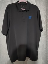 Antigua Golf Polo Shirt Mens Size XXL 100% Polyester Black Fiji Water - £8.92 GBP