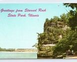 Greetings From Starved Rock State Park La Salle Illinois IL Chrome Postc... - $4.42