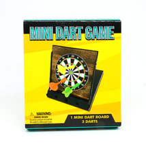 Desktop Darts Game Set Mini Magnetic Folding Tabletop Target Board w 3 D... - $6.81 CAD