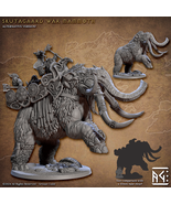3D Printed Artisan Guild Skutagaard War Mammoth Dwarf Berserkers Set 28m... - $34.51 CAD+