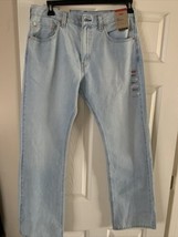 Levi&#39;s 517 Bootcut Men&#39;s Jeans 100% Cotton 5-Pockets Light Blue Size W33 L32 NWT - £23.83 GBP