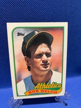 1989 Topps #605 Bob Welch - £15.56 GBP