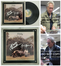 Dewey Bunnell Gerry Beckley signed America Holiday album vinyl record CO... - $346.49