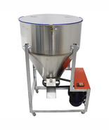 220Lbs 110V  201 Stainless Steel Feed Mixer Granular Plastic Belt Drive ... - $21,078.61 MXN